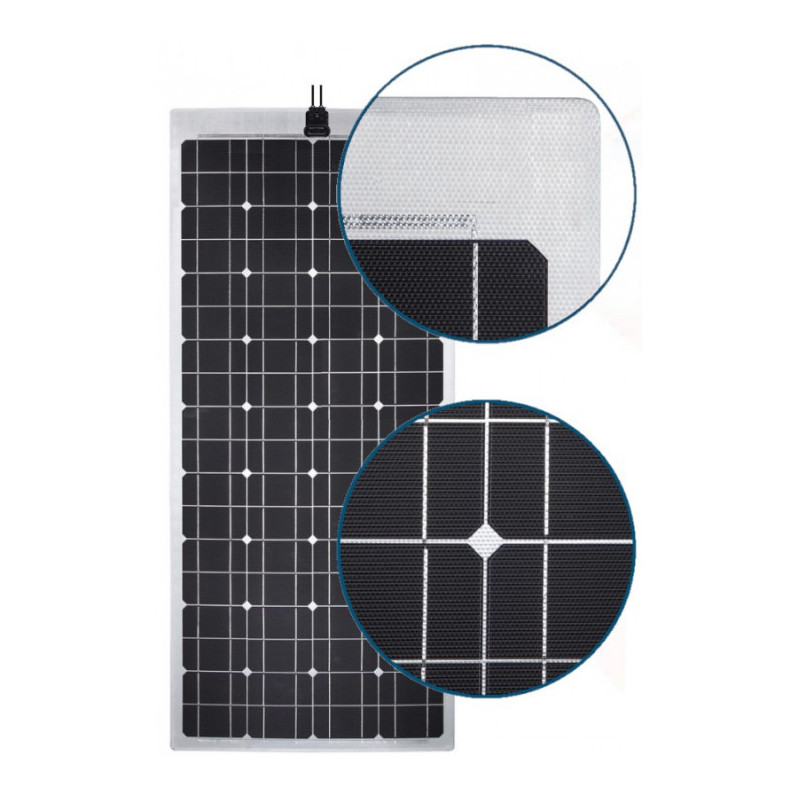 Panneau solaire souple SunPower haute résistance MARINEFLEX pour bateau 70W  - ENERGIE MOBILE