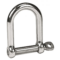 Manille inox AISI316 forgé lyre Ø 10mm PLASTIMO 29770 